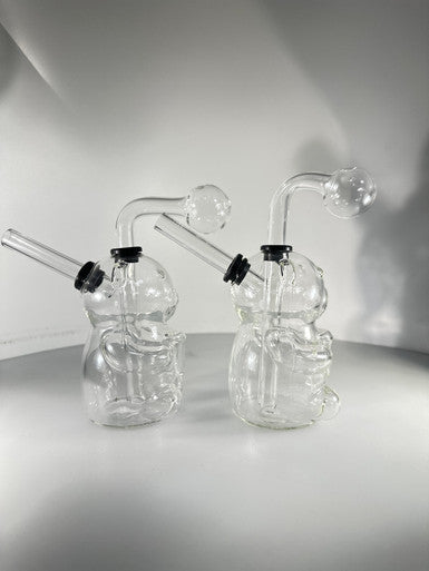 Clear Bear Shape OB Water Pipe