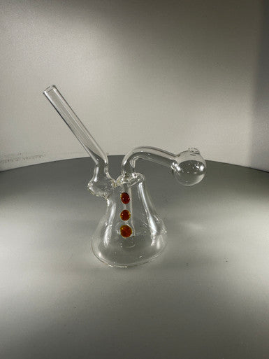 Clear Pears Shape Color Marble Dot Oil Burner