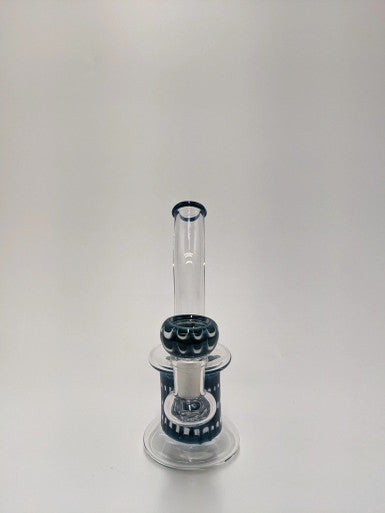 Custom Double Glass Dot Art  Water Pipes