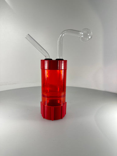 Cylinder Shape Acrylic Water Pipe