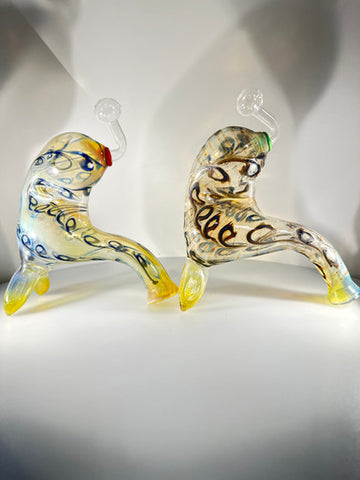 Dolphin Shape Fume OB Water Pipe