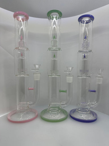 Double Perc Water Pipe