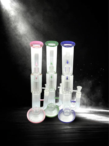 Double Perc Water Pipe