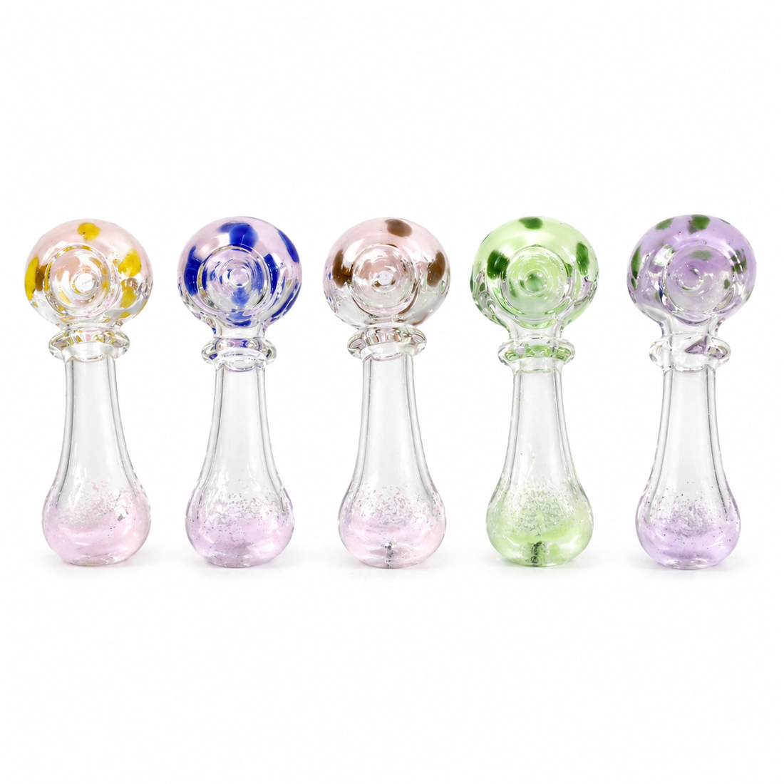 Lotus Glass 3" Frit Rim Spoon Jar (45 Count) Wholesale Supplier