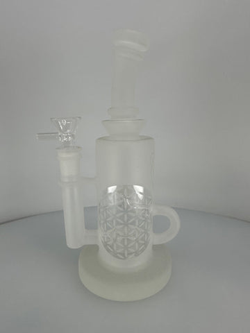 Frosted Recycle Bear Water Pipe