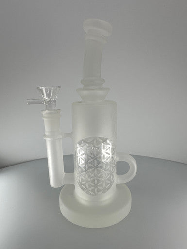 Frosted Recycle Bear Water Pipe