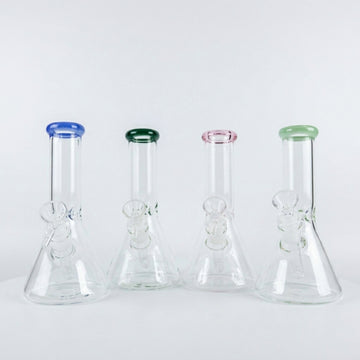 8” Color Mouth Beaker Water Pipe