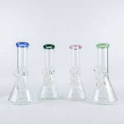 8” Color Mouth Beaker Water Pipe