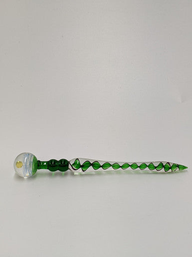 Glass Rim Dabber With Marble Head
