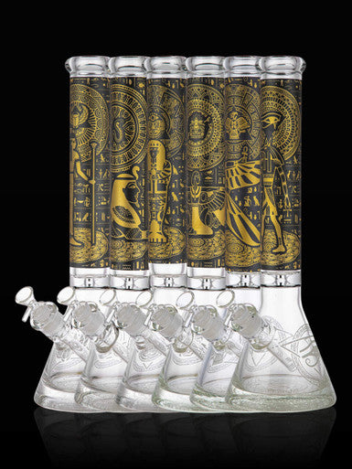 Glass Water Pipes 7MM Extra Heavy Beaker 17IN