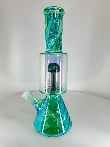 12” Electroplated Twisted Tree Peek Water Pipe
