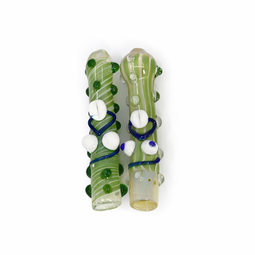 3.5" Pickle Monster Eyeball Knobby Glass One Hitter Chillum