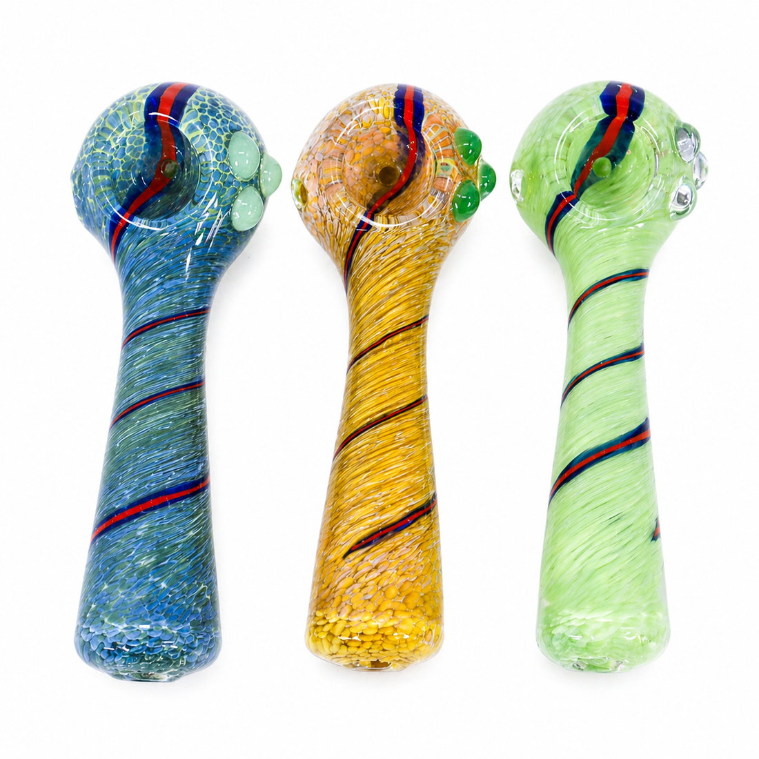5" Frit Color Round Spoon Jars (25 Count)