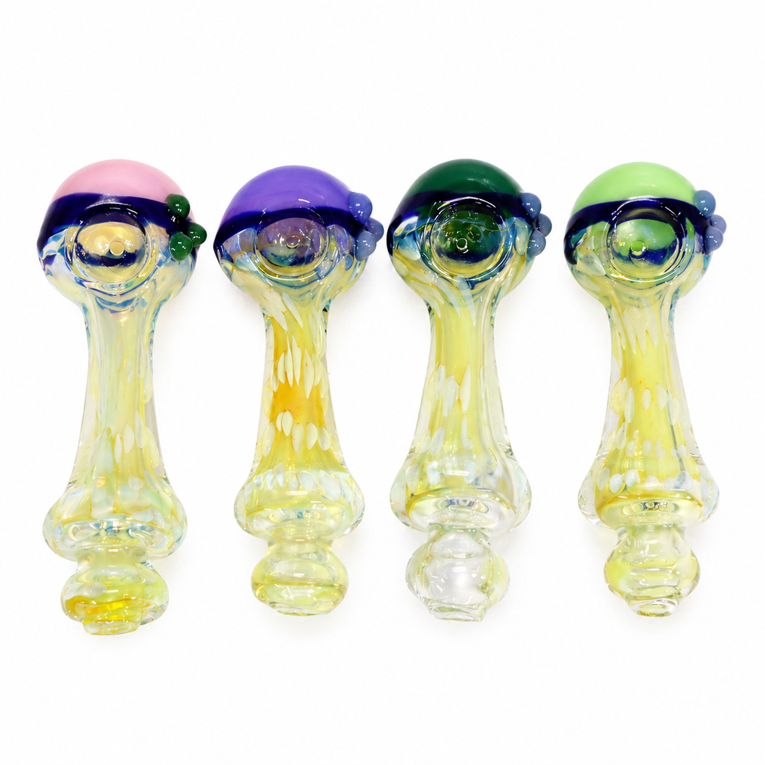 HPJA-35 5.5" Slime Head Spoon Hand Pipes (27 Count)