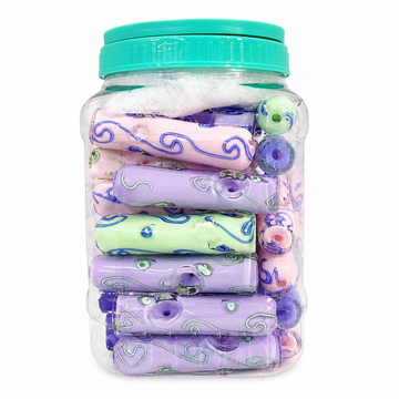 6" Slime Round Spoon Jars (40 Count)