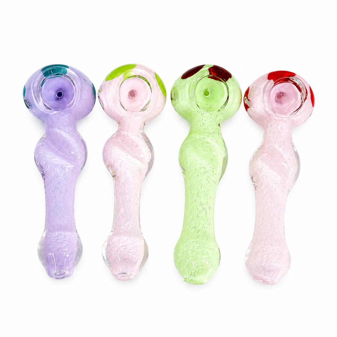 Colorful 6" Frit Spoon Jars (50 Count)