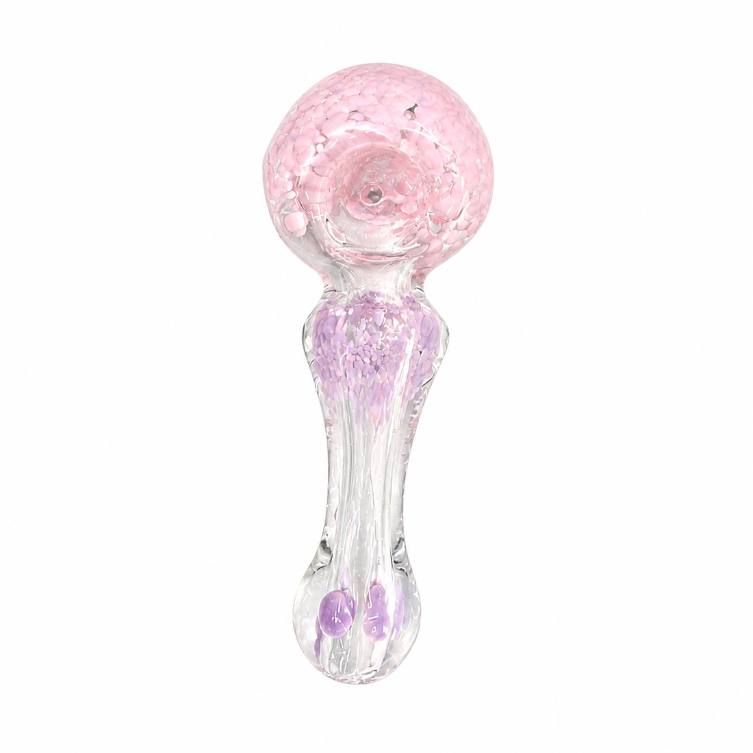 4" Assorted Frit Glass Spoon Pipes