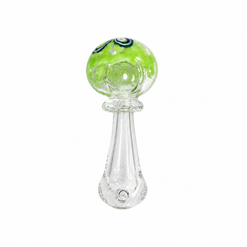 3" Mushroom Top Glass Spoon Pipe