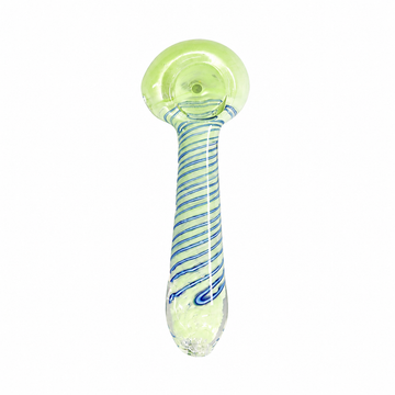 3" Spiral Line Pastel Glass Hand Pipe