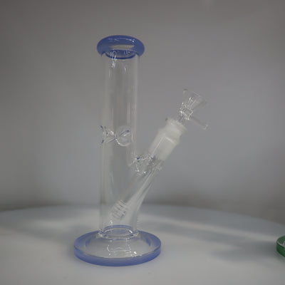 8” Color Mouth Straight Water Pipe