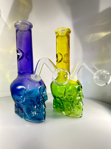 Large Skull OB Water Pipe