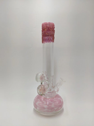 Beaker Shape Glass Bong with Percolate