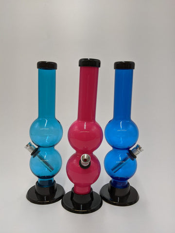 Double Chamber Bubble Acrylic Water Pipe