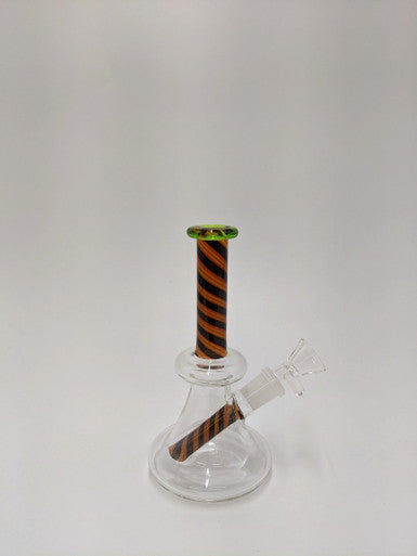 Green Bear Colorful Beaker Glass Water Pipe Wholesale