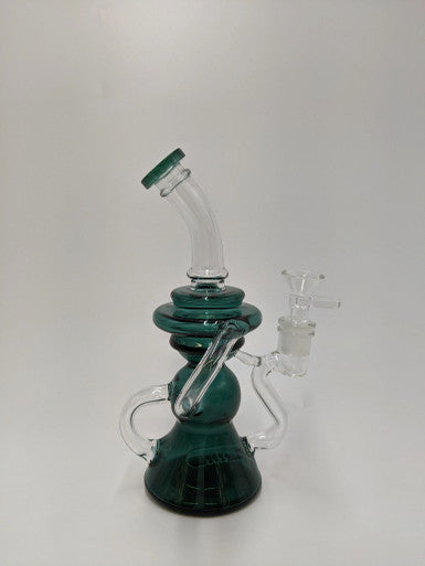 14-Inches Glass Beaker Recycler Smoking Water Pipe/Bong