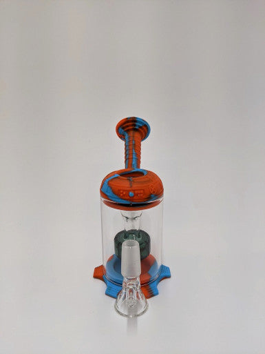 5 inch Silicone Showerhead Perc Dab Rig Bubbler Bong