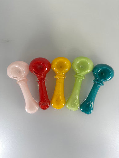 3” Color Frit Rim Spoon