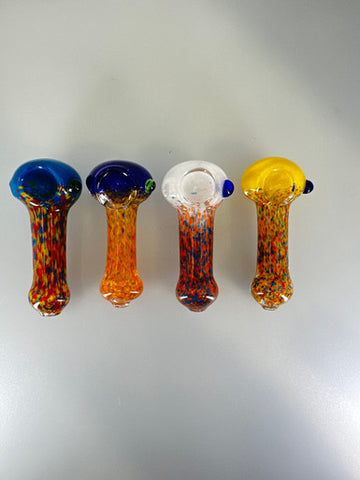 3” Frit Multicolor Hand Pipes