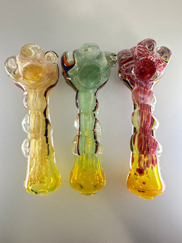 6” Color Frit Marble Spoon