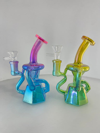 6” Electroplated Colorful Recycle Water Pipe
