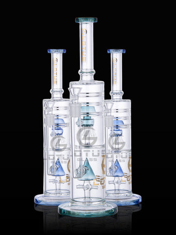 Lotus Glass Big Heavy Water Pipe 16"  14mm F