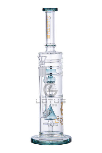 Lotus Glass Big Heavy Water Pipe 16"  14mm F