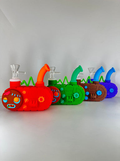 Silicon Radio Shape Water Pipe Bong