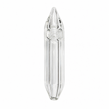 Lotus Glass 4.5” Ribbed Clear Steamroller Glass Pipes Wholesale Suppliers