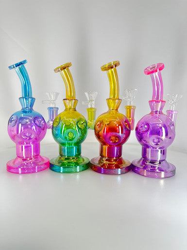 7” Electroplated Maverick Water Pipe Bong