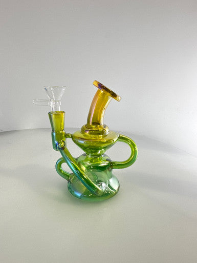 Mini Recycle Electroplated Water Pipe Bong