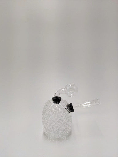Multi Colored Glass Pineapple Oil Burner Rig