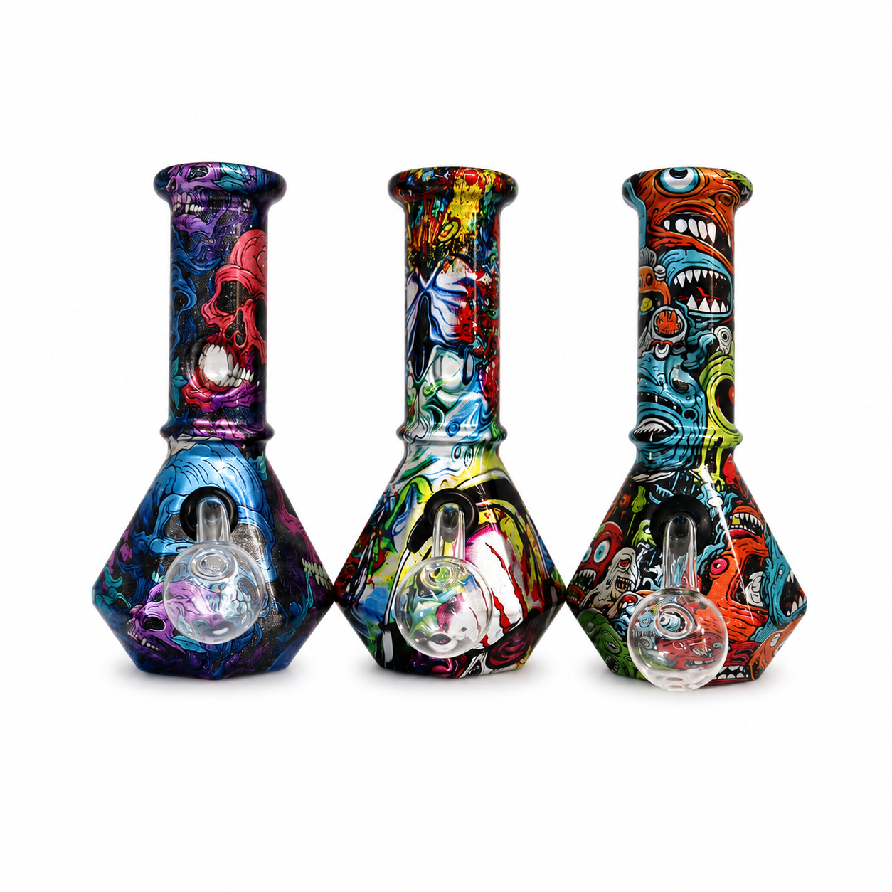Printed Colorful OB Water Pipe