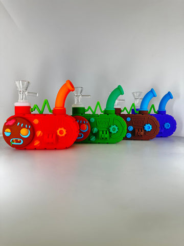Silicon Radio Shape Water Pipe Bong