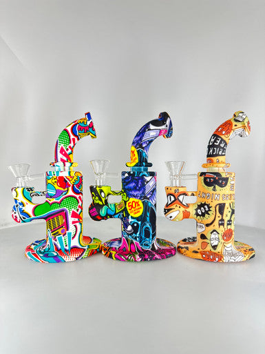 Water Transfer Printing Silicon Water Pipe