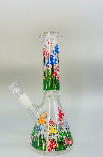 Clear Glass Mushroom Beaker